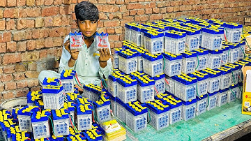 Unbelievable Process of Manufacturing Motorcycles Batteries | 