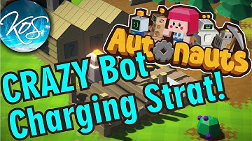CRAZY BOT CHARGING STRAT! - Autonauts Tutorial (Production Chain Colony Builder) Release
