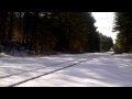 Excited train guy finds the snow train in kings ny