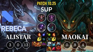 DRX Rebeca Alistar vs Maokai Sup - KR Patch 10.25