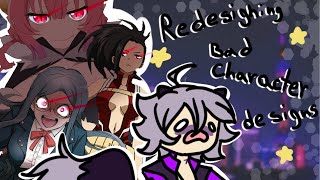 Redesigning bad character designs