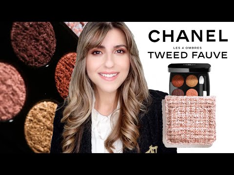 NEW CHANEL TWEED EYESHADOW COLLECTION  Swatches, Tutorials & All The  Details! 