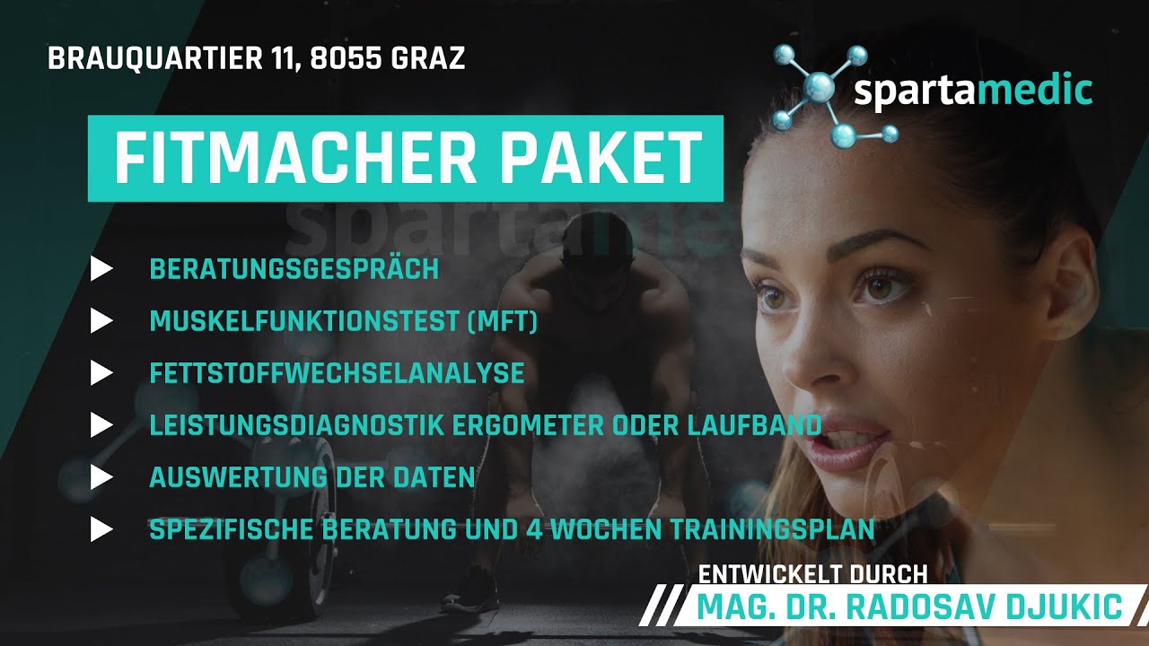 spartamedic // Fitmacher Paket - Leistungsdiagnostik Graz - YouTube