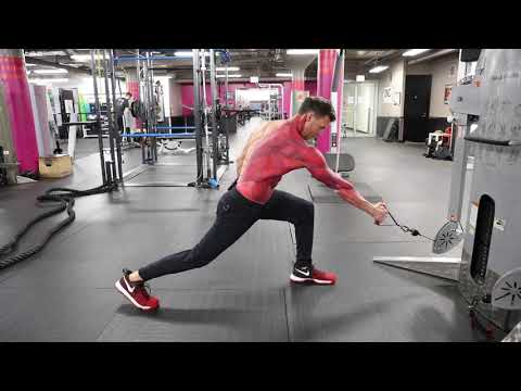 split squat cable row JTF