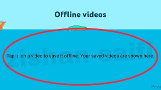 YouTube kids Fix Offline Video Tap on a video to save it offline. Your saved Videos are shown here screenshot 4