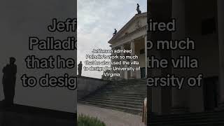US President Thomas Jefferson designed his Monticello estate on this Italian villa #italy #vicenza