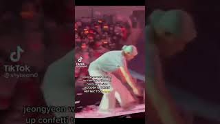 When Jeongyeon Threw The Mic Along With Confetti twice