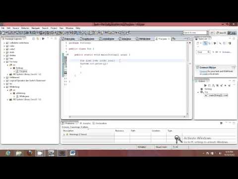 implementasi For Loop Pada Java Eclipse IDE