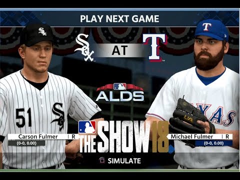 mlb-18-the-show---texas-rangers-franchise-yr-5---alds-gms-1-3-vs-chicago-white-sox