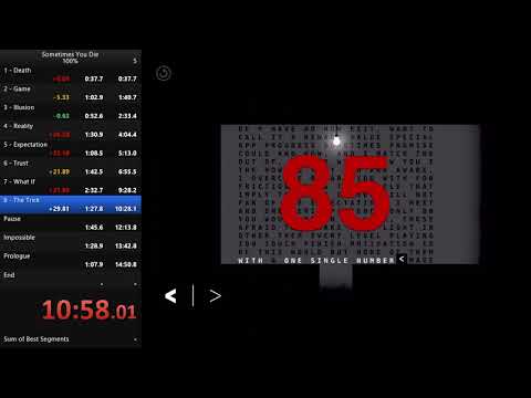 Sometimes You Die 100% Speedrun - 17:01