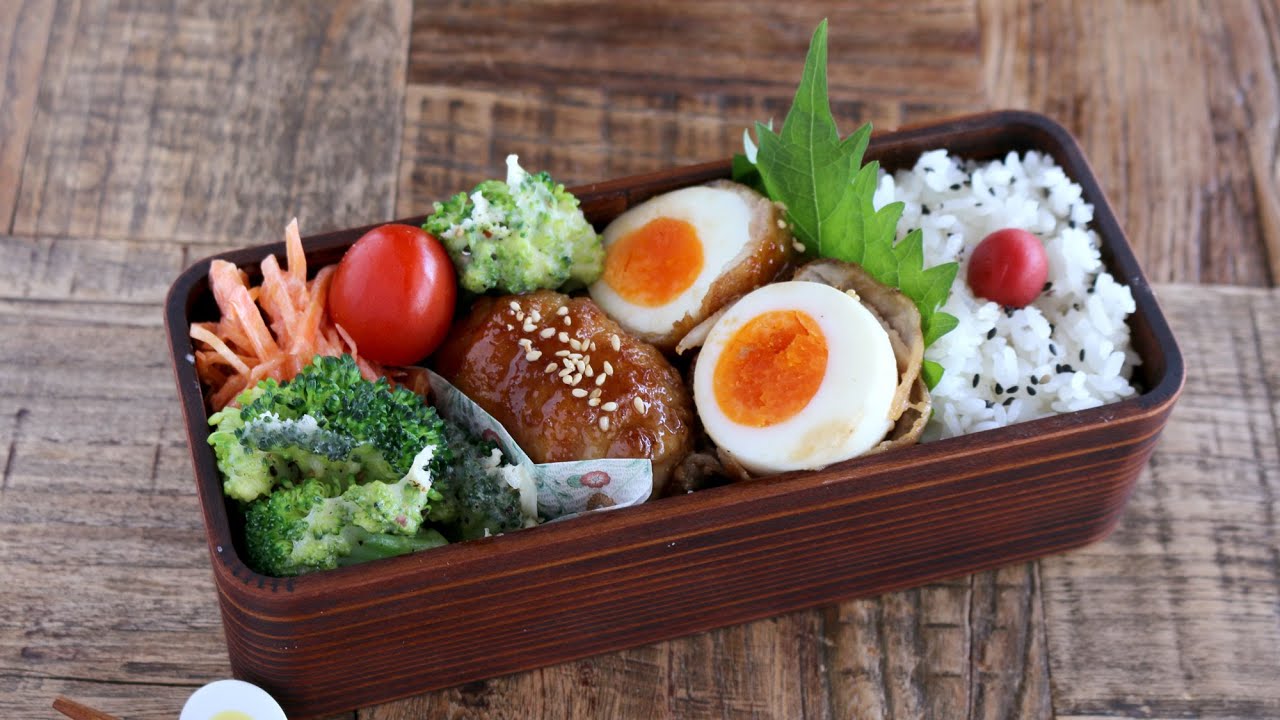 【お弁当作り】安くて美味くてお腹も大大大満足。玉子の肉巻き弁当bento＃928