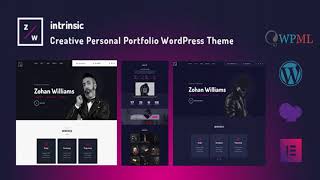 Intrinsic - Creative Personal Portfolio WordPress Themes | Themeforest Website Templates and Themes