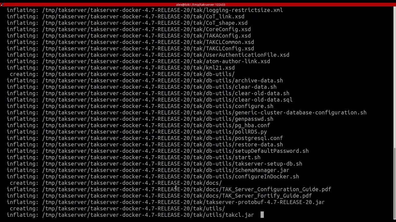 Docker server install. Docker скриншот кода установки.