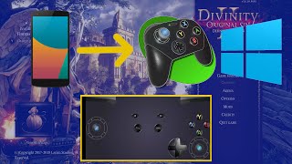 How to Use Android Phone as a Free Windows Xbox Controller to Play Games - DroidJoy Tutorial screenshot 1