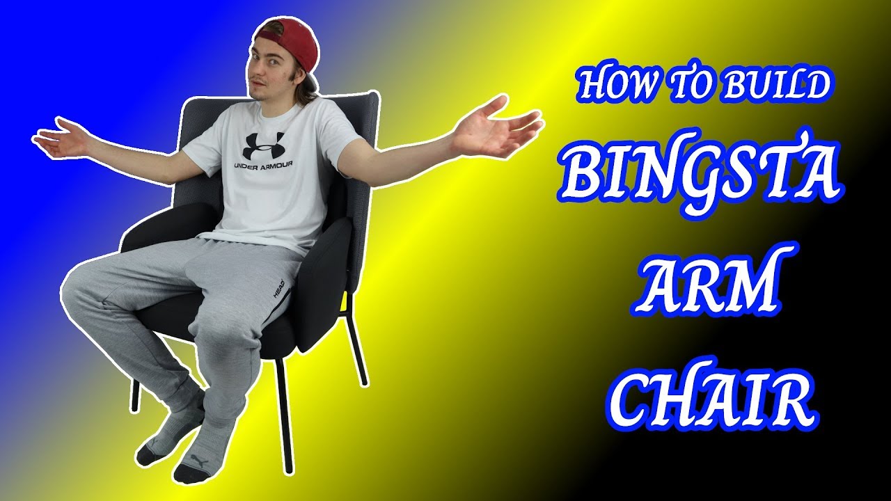 how to build ikea bingsta arm chair