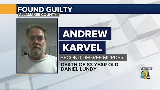 Iowa man found guilty of second-degree murder in death of 83-year-old