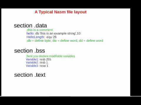 Assembly Programming 1 - YouTube