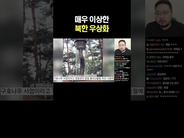 매우 이상한 북한 우상화