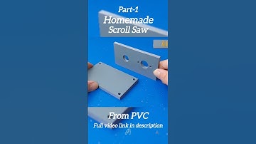 Homemade Scroll Saw From PVC | #inventions #dcmotor #machine #experiment #diy #scienceproject
