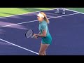 Anna Kalinskaya vs Katie Boulter: Stunning Female Tennis Players in Practice #WTA #IndianWells 103