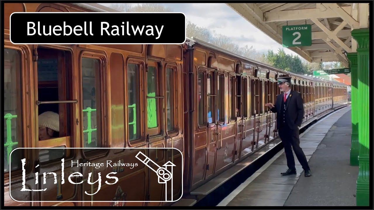 Bluebell Railway • Sheffield Park Station • Metropolitan 1890 Carriage set • Steam Railway