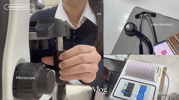 Study vlog 🫀⁕ // Cardiology block, unboxing stethoscope | med school - year 2 𓍯 [eng]