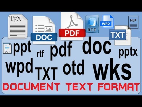 Understanding Document File , Standard , Extension , File , Format