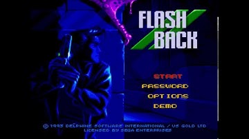 Intro - Flashback (1992) Sega Mega Drive / Genesis