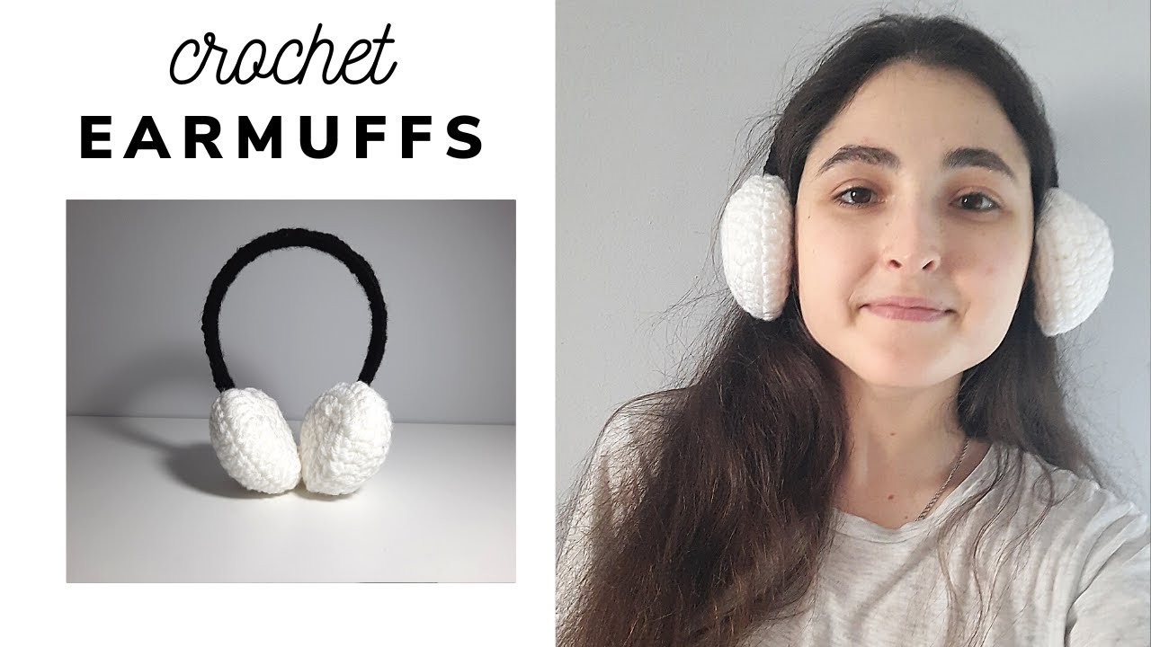 Crochet earmuffs Crochet Ear Warmers YouTube