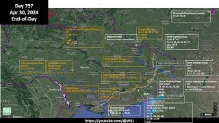 Ukraine military situation: Apr 28 - 30, 2024 (Temporary pause in Russian advance)