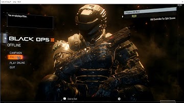 bo3 main menu lag cracked version+ players folder missing fix