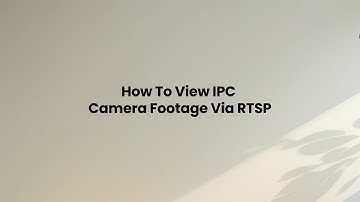 ZOSI Quick Guide: How to View ZOSI IPC Footage via RTSP