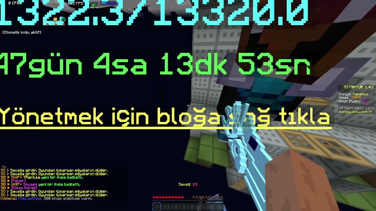 KAN ÇEKEREK 40X GÖK KESME 1X KAN KESME / SONOYUNCU TİTANYUM