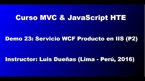 Curso MVC & JavaScript HTE - Demo 23 (Parte 2)