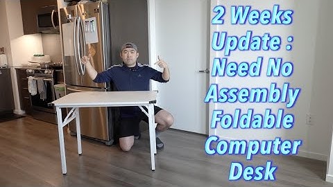 2 Weeks Update : Need No Assembly Foldable Computer Desk
