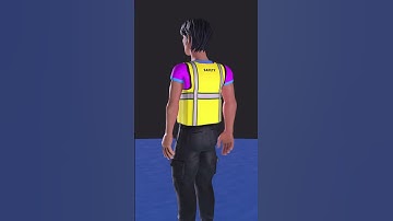 Worker wearing Safety Vest Rendered in iClone 8