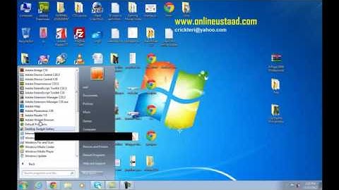 CreativeCloud Adobe Photoshop CS5 Tutorials in Urdu Hindi Part 1 of 40 introduction link in