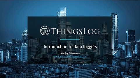 Introduction to ThingLog data loggers