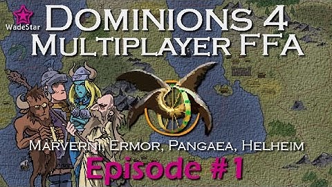 Dominions 4 Multiplayer | Early Age 4p FFA | Episode 1 Turns 1-4