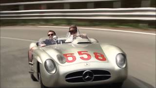 MercedesBenz 300 SLR at Mille Miglia 2015  Footage