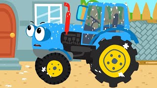 Котенок и автомойка 🚜😺 – Краска – Серия 6 | Мультик для детей про машинки