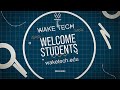 Wake tech  202223 welcome wake tech students