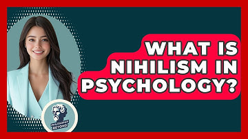 What Is Nihilism In Psychology? - Philosophy Beyond