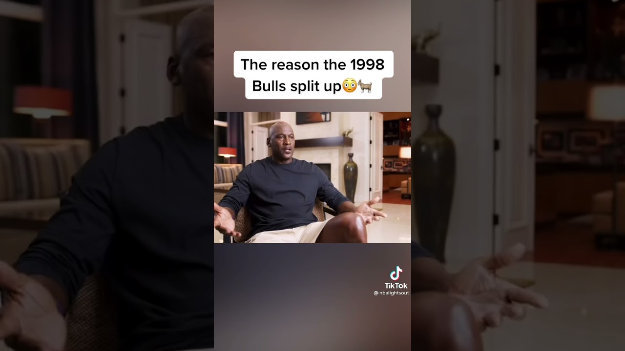 The reason the 1998 Bulls split up
