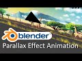 Parallax Effect Animation with Blender and Grease Pencil