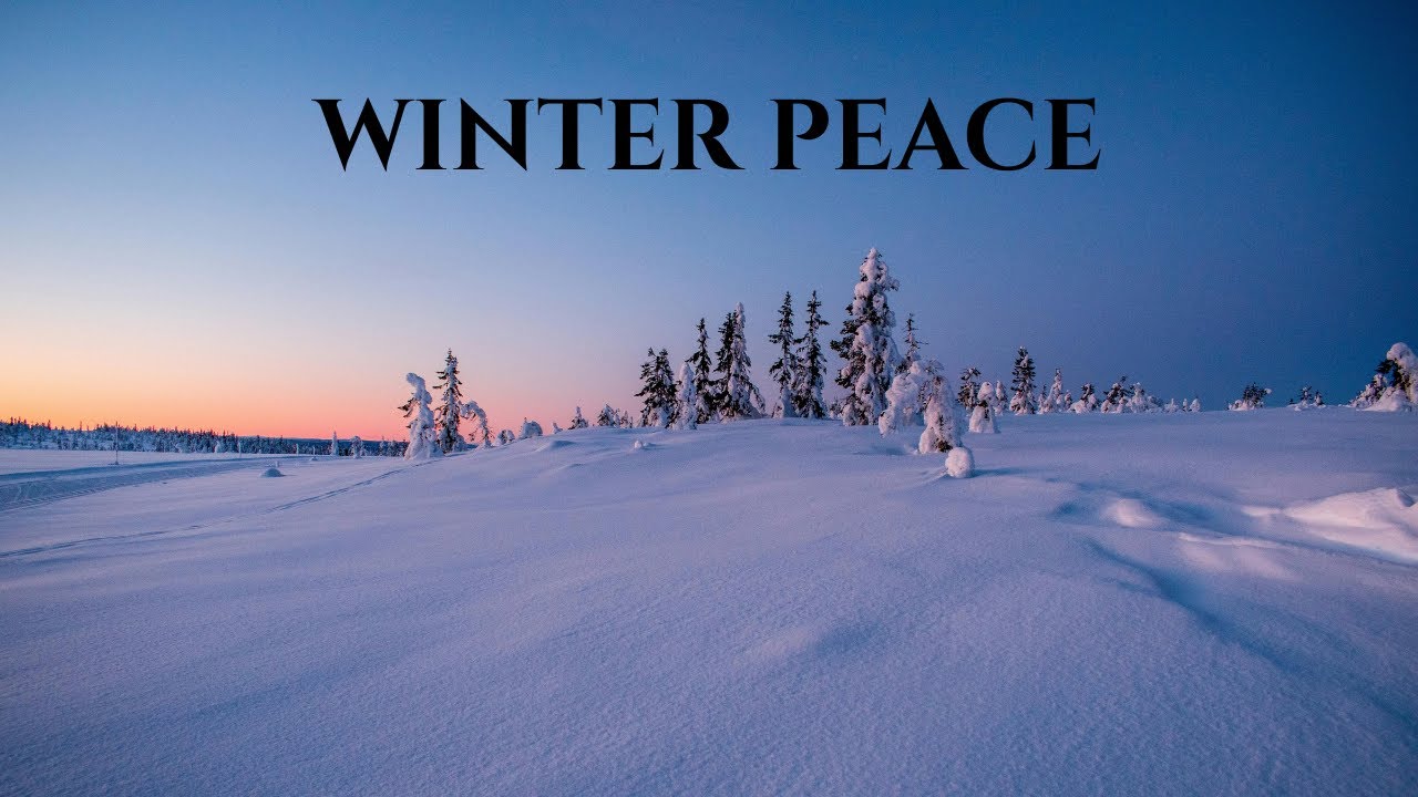 Winter Peace ❄ Relaxing Winter video | Facts in French & English