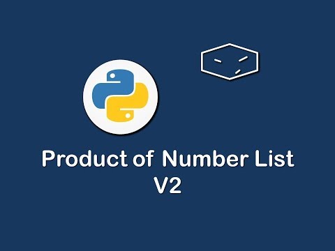 product of numbers list v2 in python 😀