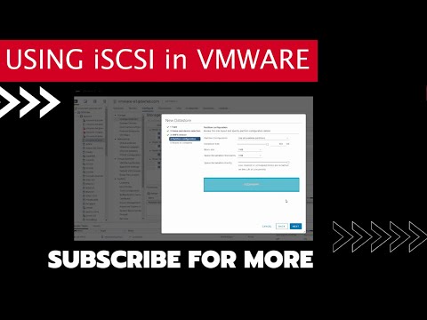 Using iSCSI on VMware