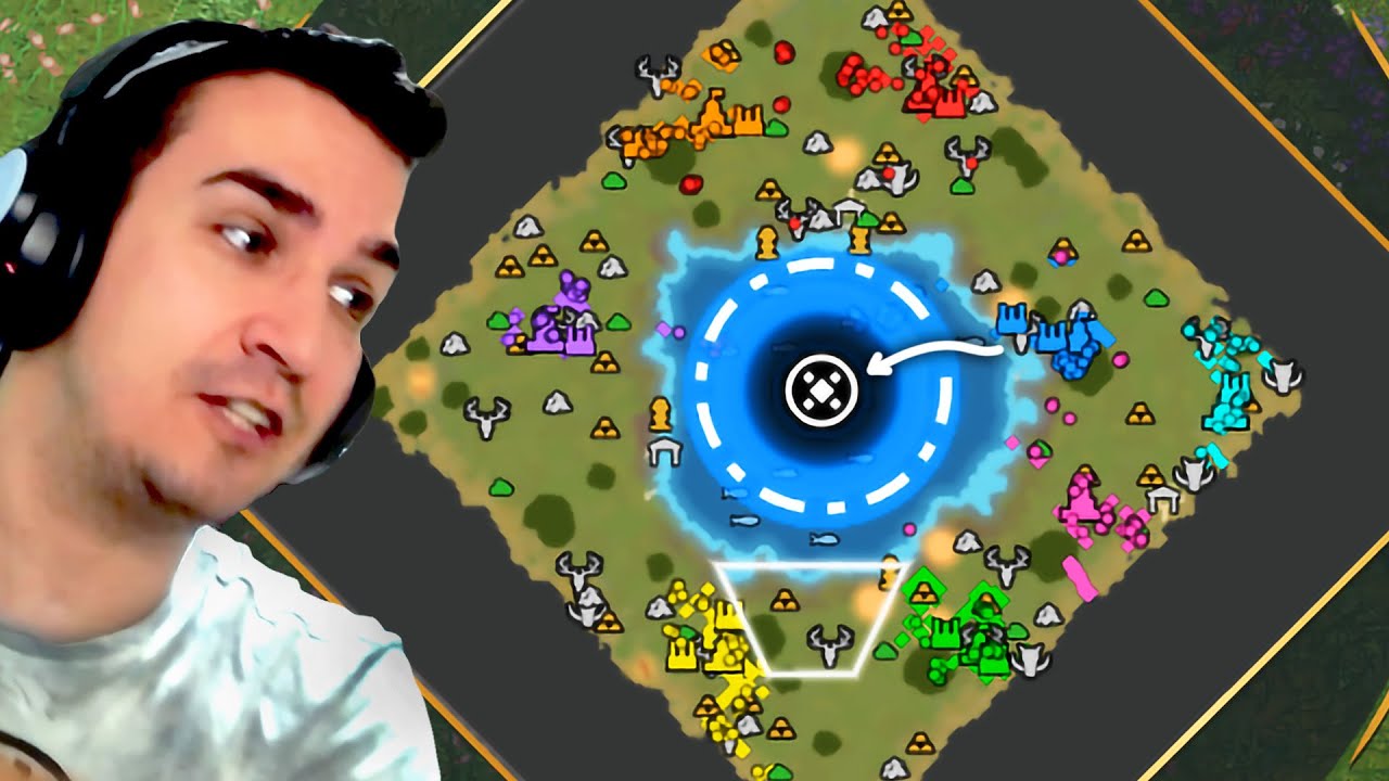 Sneaky Island Sacred Site Capture vs 7 Players...