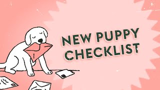 New Puppy Essentials - Ultimate Checklist | Vet Tips
